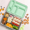 Nestling Stainless Steel Bento Box - Sage - Lunch Boxes - Steel