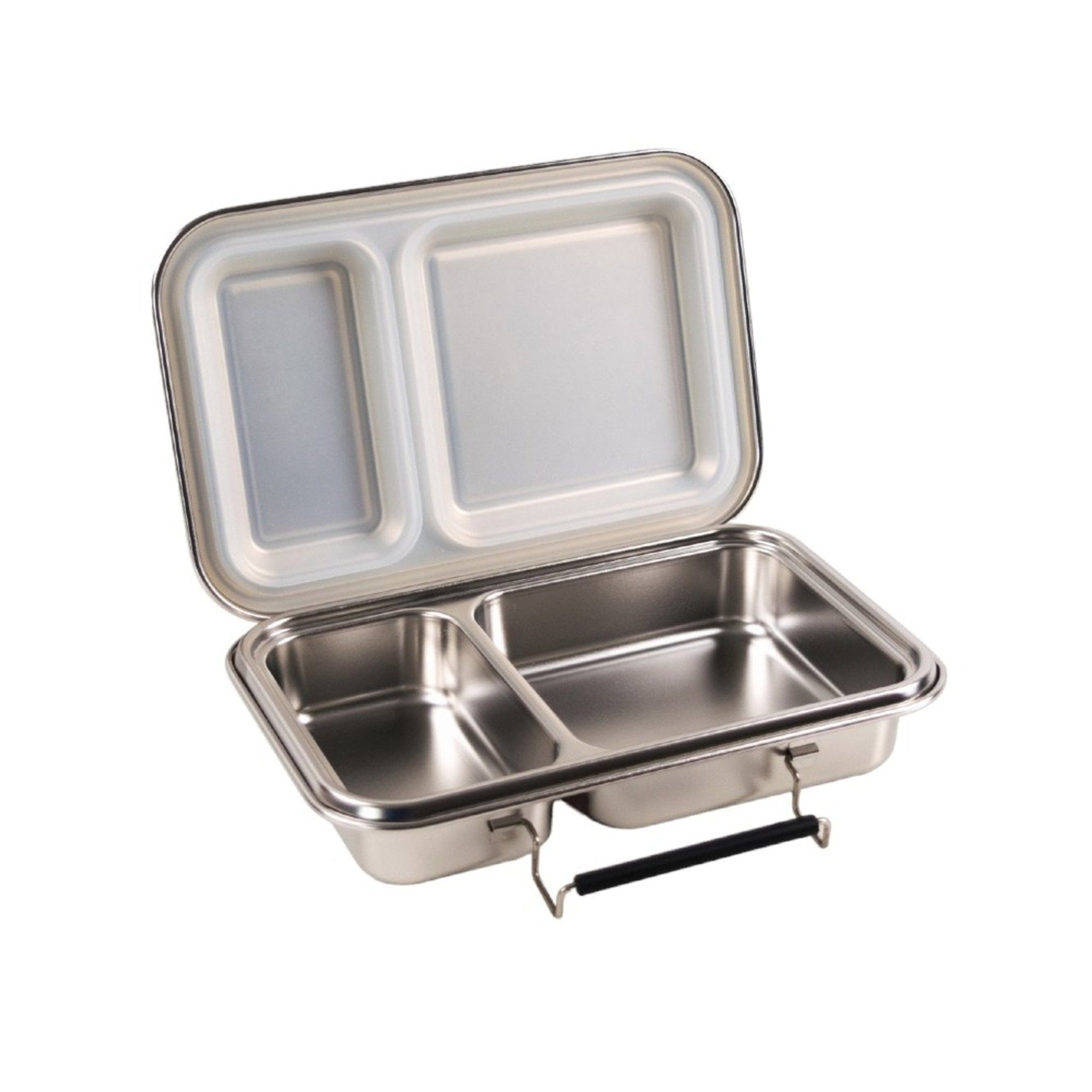 Nestling Stainless Steel Duo Bento Box - Lunch Boxes - Steel