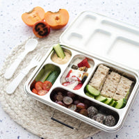 Nestling Stainless Steel Bento Box - Lunch Boxes - Steel