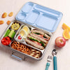 Nestling Stainless Steel Bento Box - Dusty Blue - Lunch Boxes - Steel
