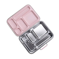 Nestling Stainless Steel Bento Box - Dusty Pink - Lunch Boxes - Steel