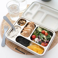 Nestling Stainless Steel Bento Box - Lunch Boxes - Steel