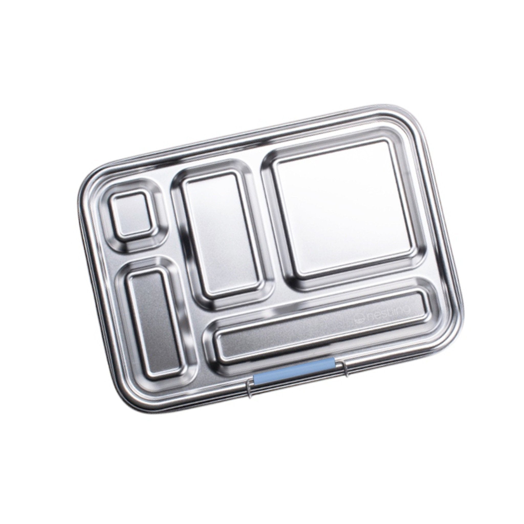 Nestling Stainless Steel Bento Box - Dusty Blue - Lunch Boxes - Steel