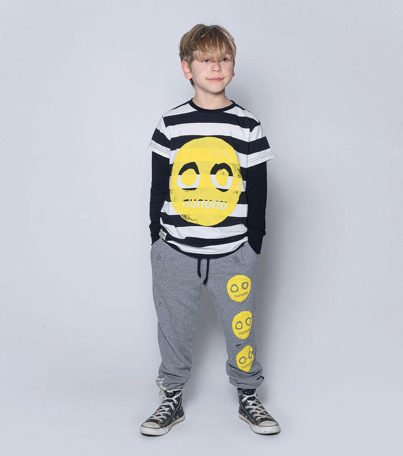 nununu trio smile deconstructed sweatpants - HYPHEN KIDS