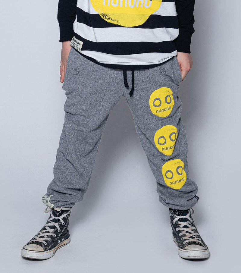 nununu trio smile deconstructed sweatpants - HYPHEN KIDS