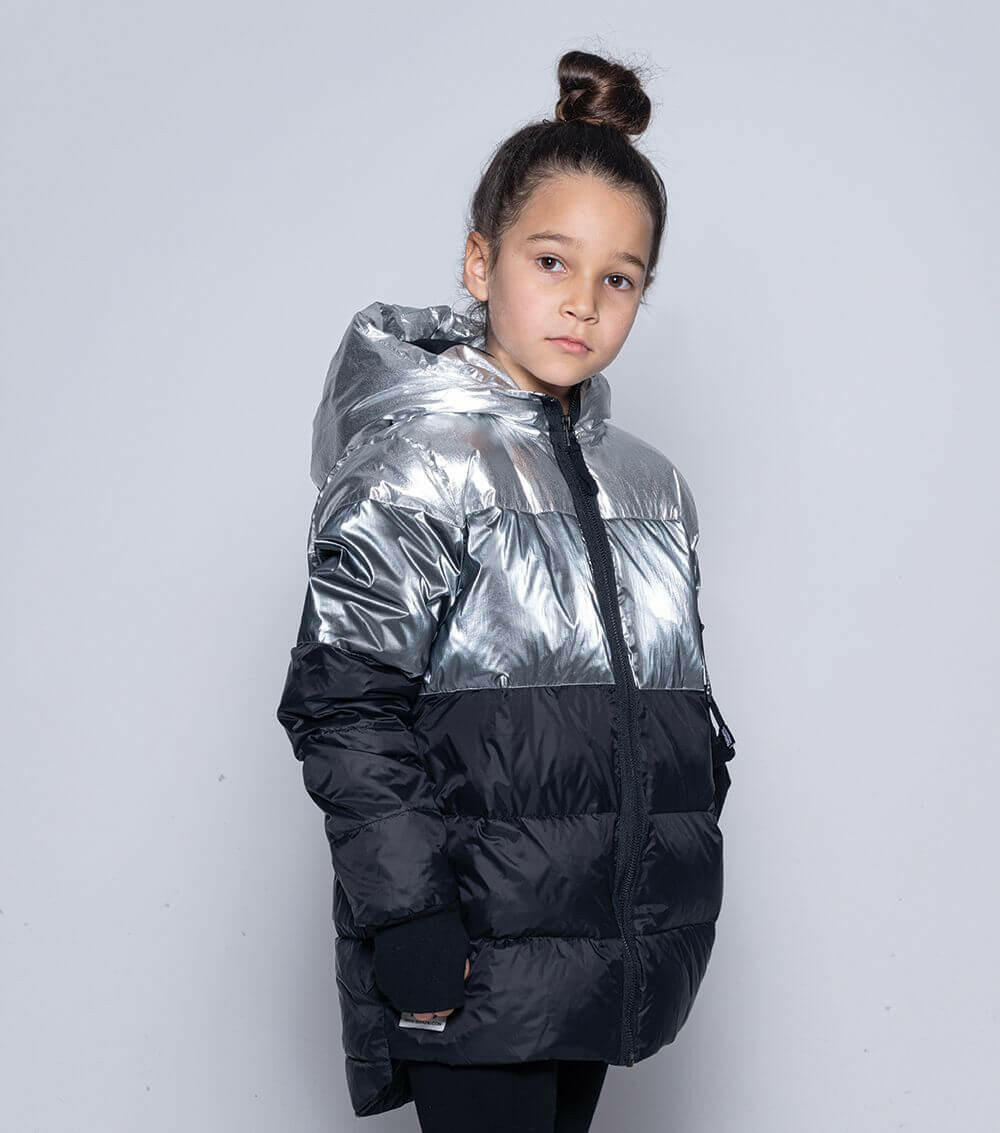 Trio Mischief Cat Down Jacket - HYPHEN KIDS