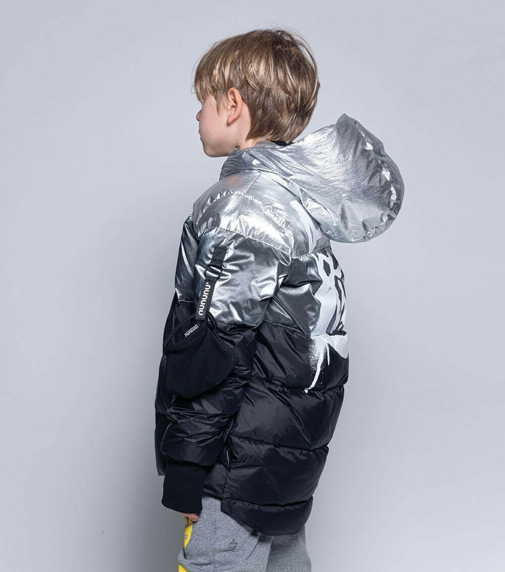 Trio Mischief Cat Down Jacket - HYPHEN KIDS