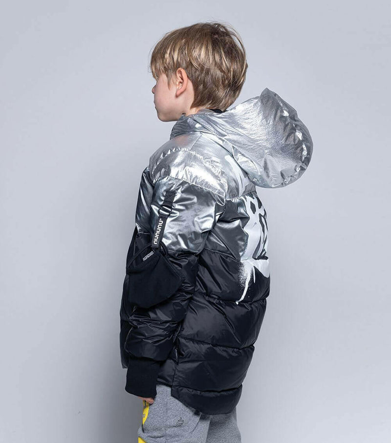 Trio Mischief Cat Down Jacket - HYPHEN KIDS