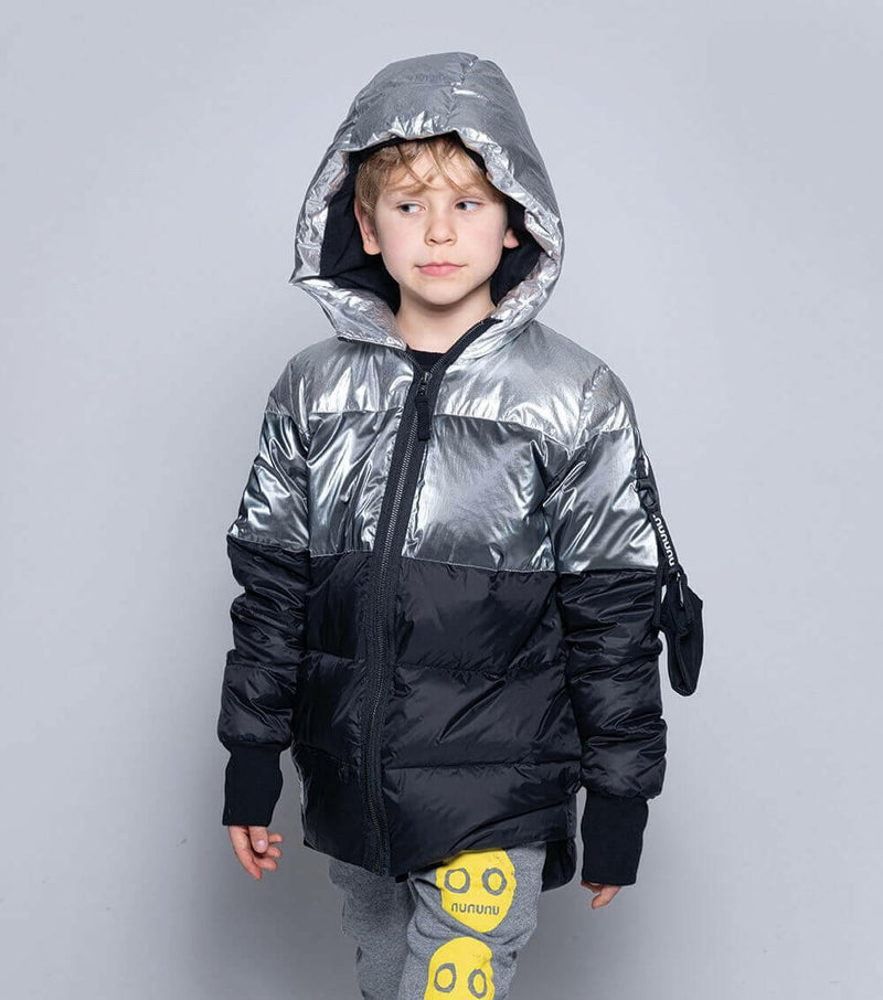 Trio Mischief Cat Down Jacket - HYPHEN KIDS