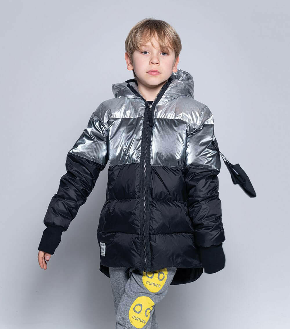Trio Mischief Cat Down Jacket - HYPHEN KIDS