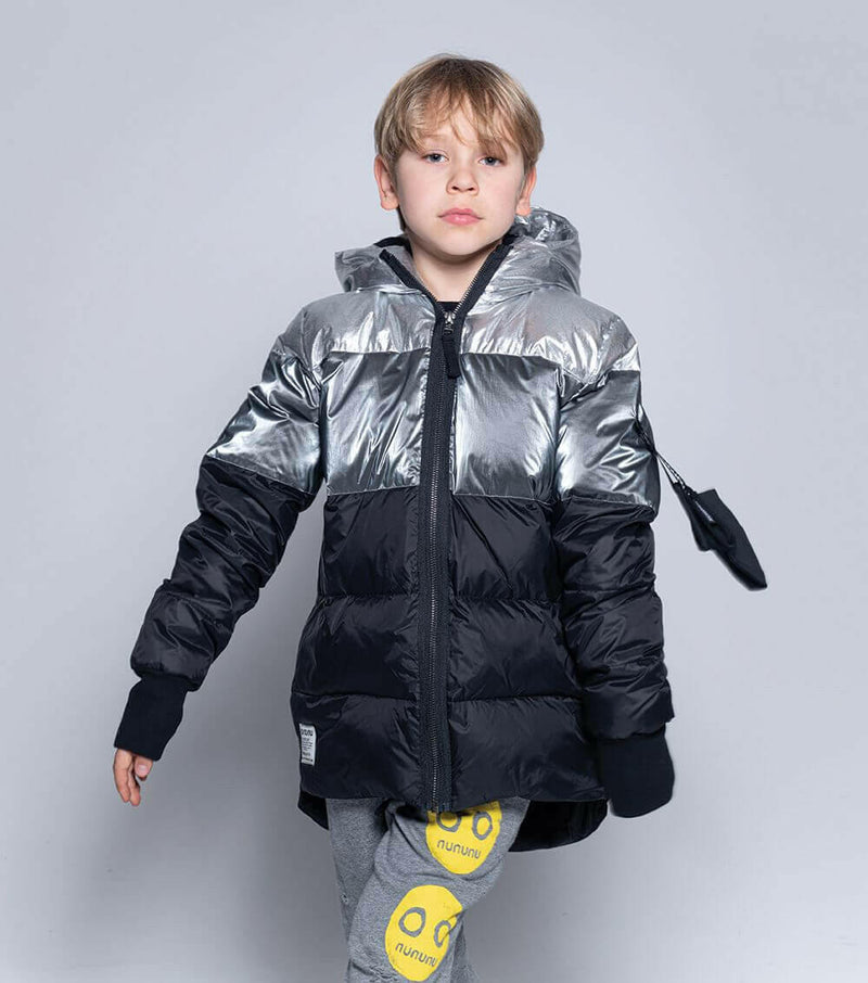 Trio Mischief Cat Down Jacket - HYPHEN KIDS