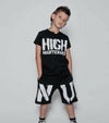 Unbalanced T-shirt - Black - Shirts - 10 - 11Y