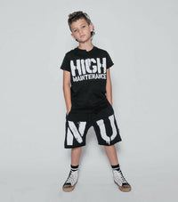 Unbalanced T-shirt - Black - Shirts - 10 - 11Y