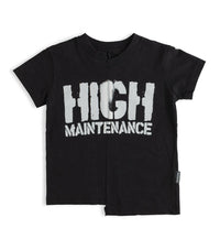 Unbalanced T-shirt - Black - Shirts - 10 - 11Y