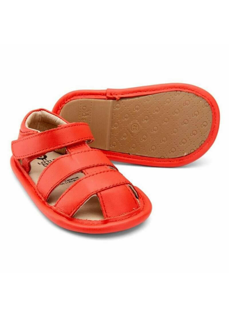 Old Soles Sandy Sandal Bright Red(#118) - HYPHEN KIDS