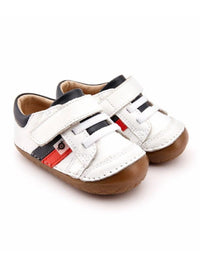 Old Soles Shield Pave - Snow / Red (#4067) -HYPHEN KIDS