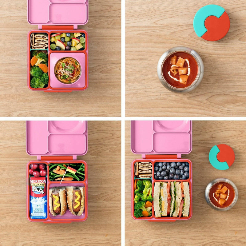 OmieBox V2 Bento Box for Kids -  (Pink Berry) -HYPHEN KIDS