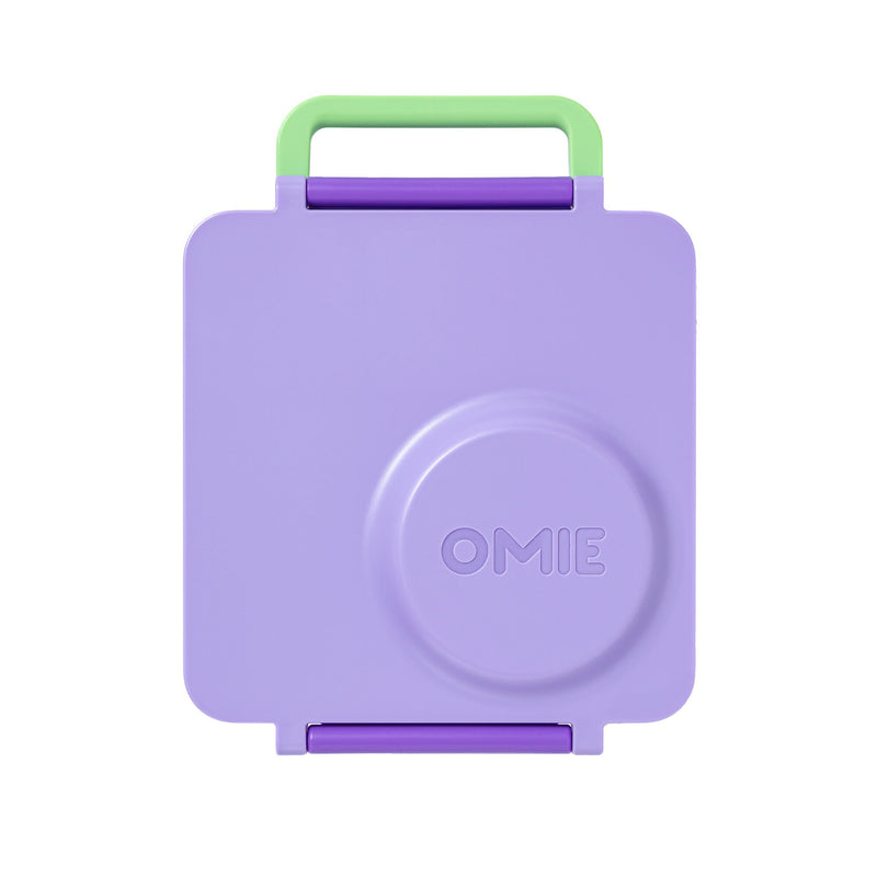 OmieBox V2 Bento Box for Kids - Insulated Bento Lunch Box - Lilac Purple - Lunch Boxes - Hot & Cold Lunch Box