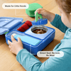 OmieBox V2 Bento Box for Kids - Insulated Bento Lunch Box - Sea Blue - Lunch Boxes - Hot & Cold Lunch Box
