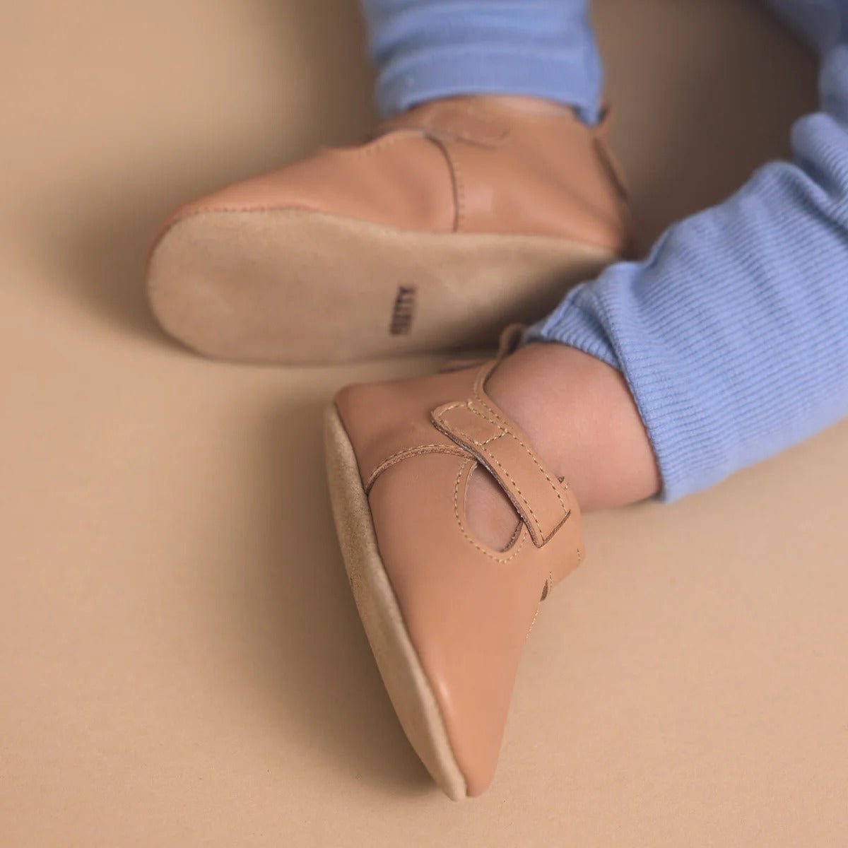 Shop Pretty Brave AMSTERDAM Tan NZ | Premium Baby Shoes for School Kids