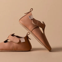 Shop Pretty Brave AMSTERDAM Tan NZ | Premium Baby Shoes for School Kids