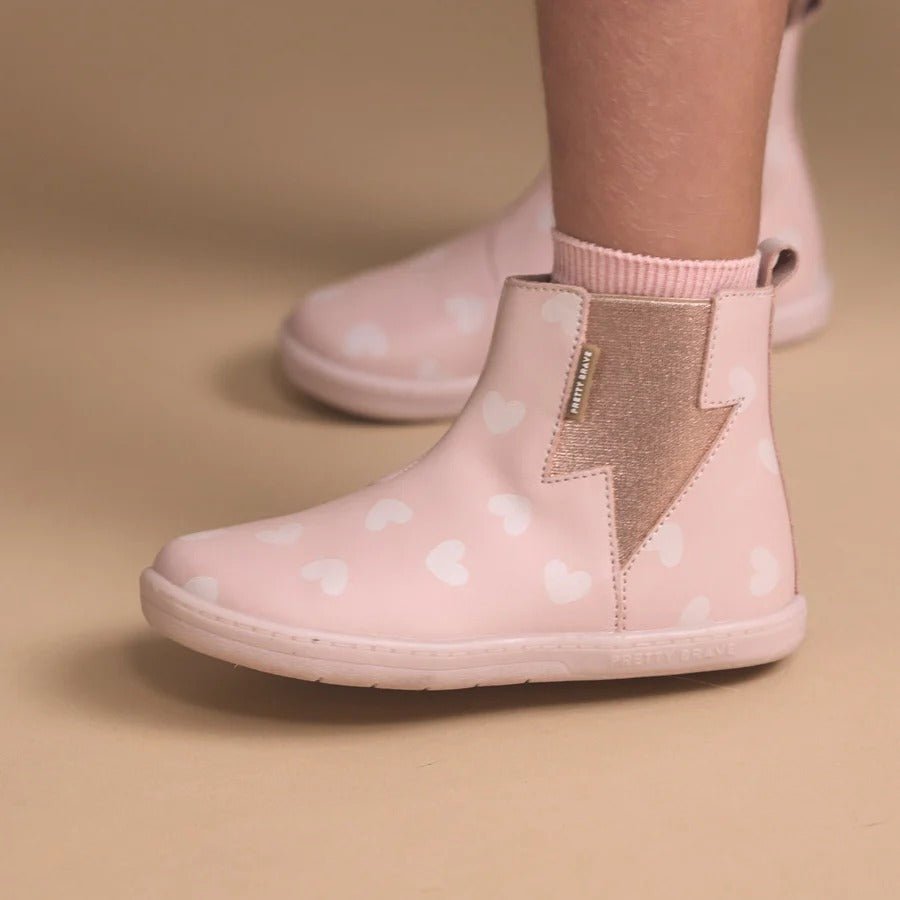 Shop Pretty Brave Bolt Hearts NZ | Premium Little Kids Shoes for School Kids