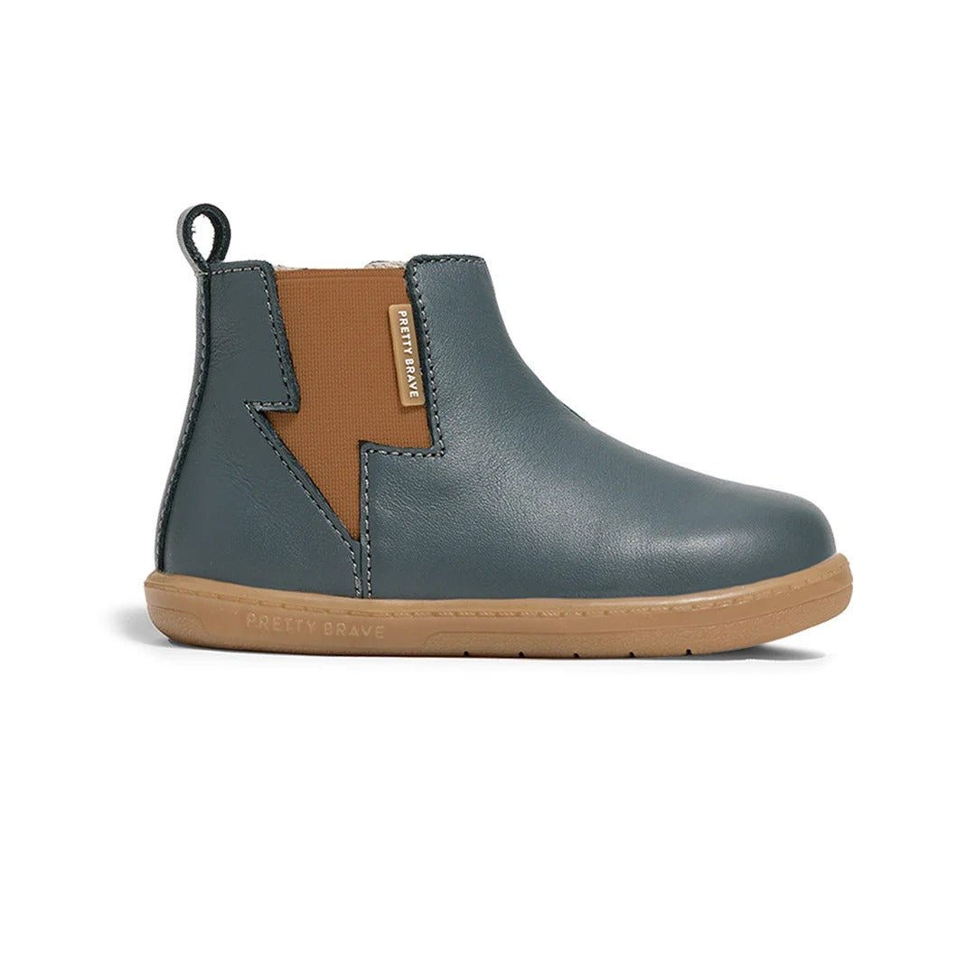 Shop Pretty Brave Bolt Indigo NZ | Premium Little Kids Shoes for School Kids