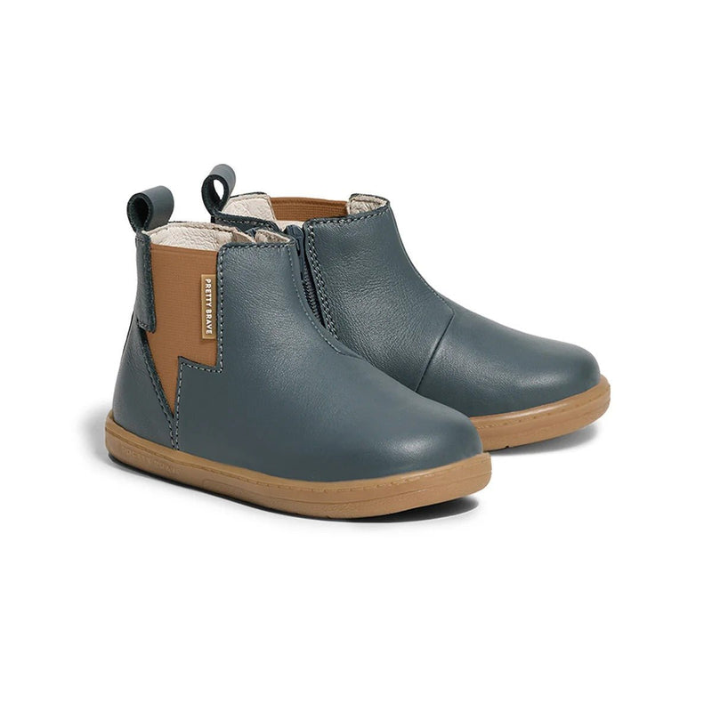 Shop Pretty Brave Bolt Indigo NZ | Premium Little Kids Shoes for School Kids
