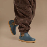 Shop Pretty Brave Bolt Indigo NZ | Premium Little Kids Shoes for School Kids