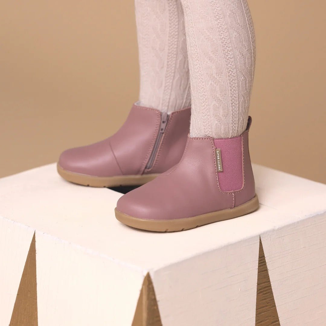 Shop Pretty Brave Charlie Berry NZ | Premium Little Kids Shoes for School Kids