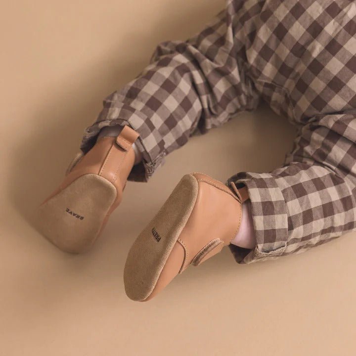 Shop Pretty Brave Desert Tan NZ | Premium Baby Shoes for School Kids