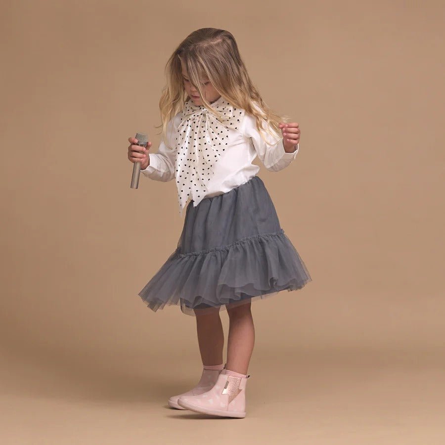 Shop Pretty Brave Electric Boot Heart NZ | Premium Big Kids for School Kids