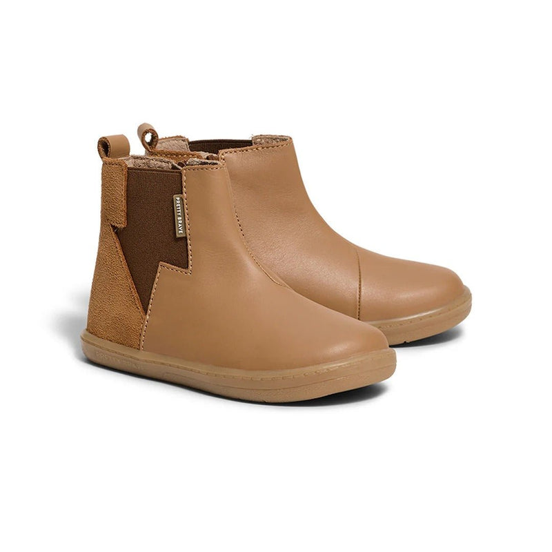 Shop Pretty Brave Electric Boot Tan NZ | Premium Big Kids for School Kids