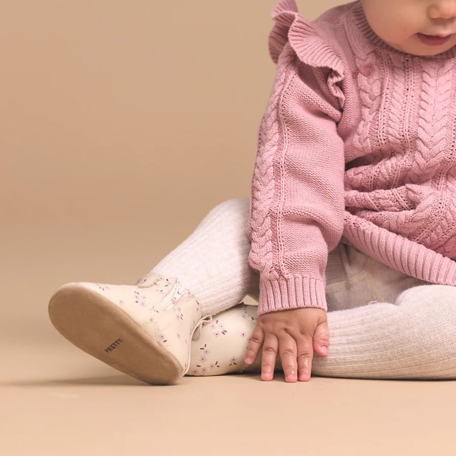 Shop Pretty Brave Elsa Winter Bloom NZ | Premium Baby Shoes for School Kids