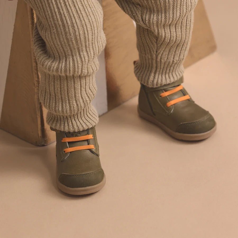 Shop Pretty Brave Jessie Olive NZ | Premium Little Kids Shoes for School Kids