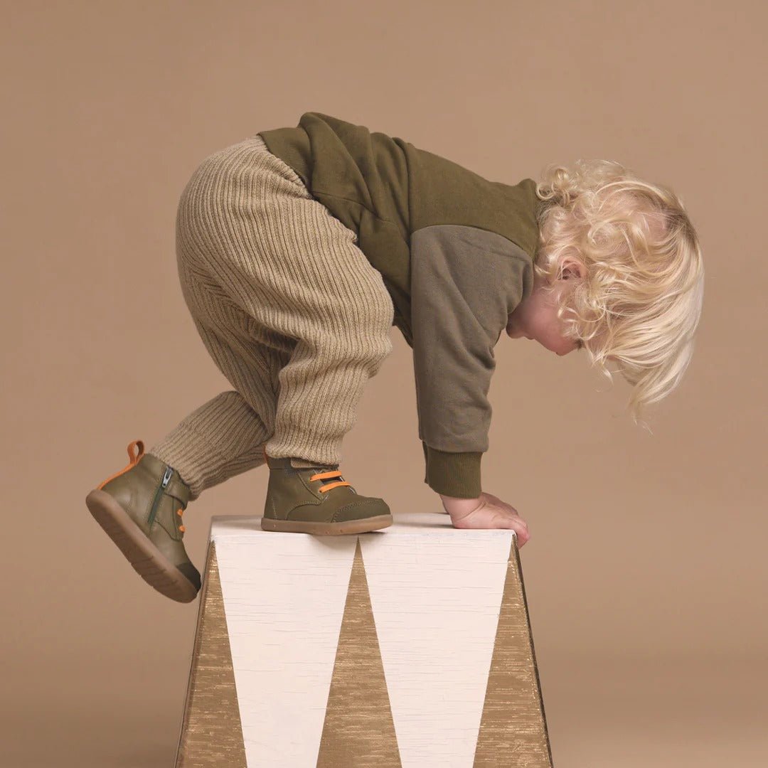Shop Pretty Brave Jessie Olive NZ | Premium Little Kids Shoes for School Kids