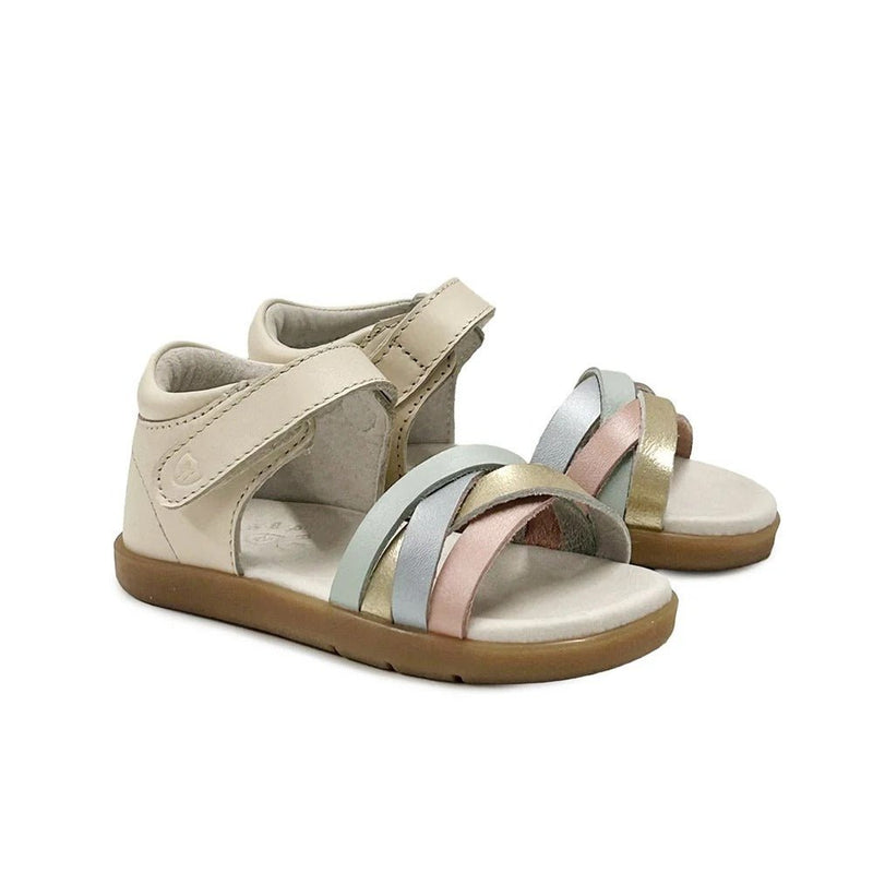 Pretty Brave Lily Children's Sandals - Pastel Multi – Little Kids Shoes NZ | Hyphen Kids