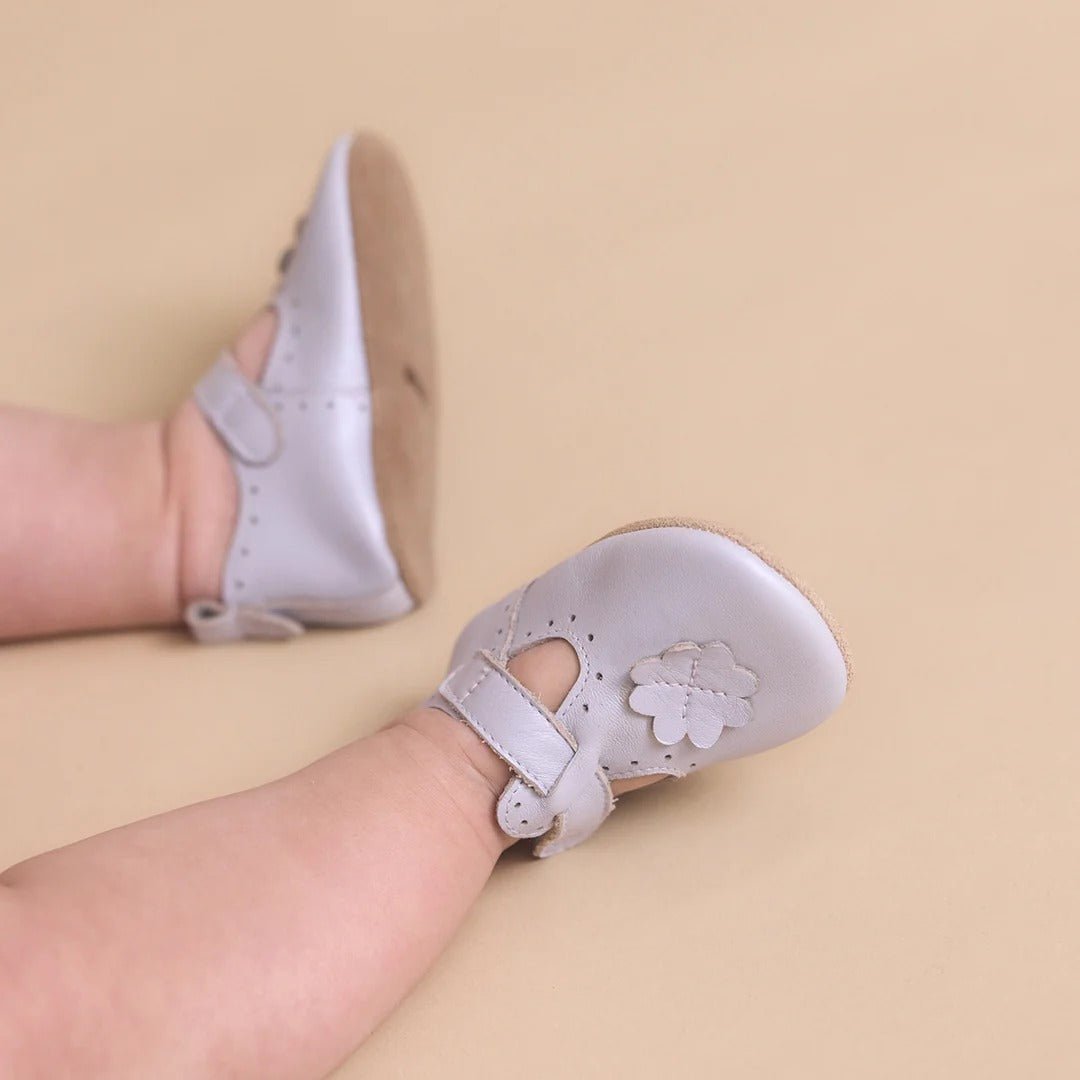 Pretty Brave Petal - Mauve Pearl – Baby Shoes NZ | Hyphen Kids