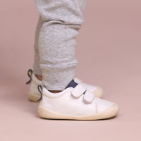 Pretty Brave TOTO White/Indigo – Toddler Shoes NZ | Hyphen Kids