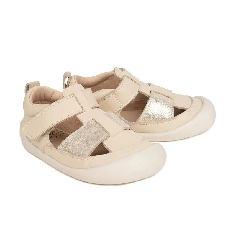 Pretty Brave Trixie- Stone/Gold – Toddler Shoes NZ | Hyphen Kids