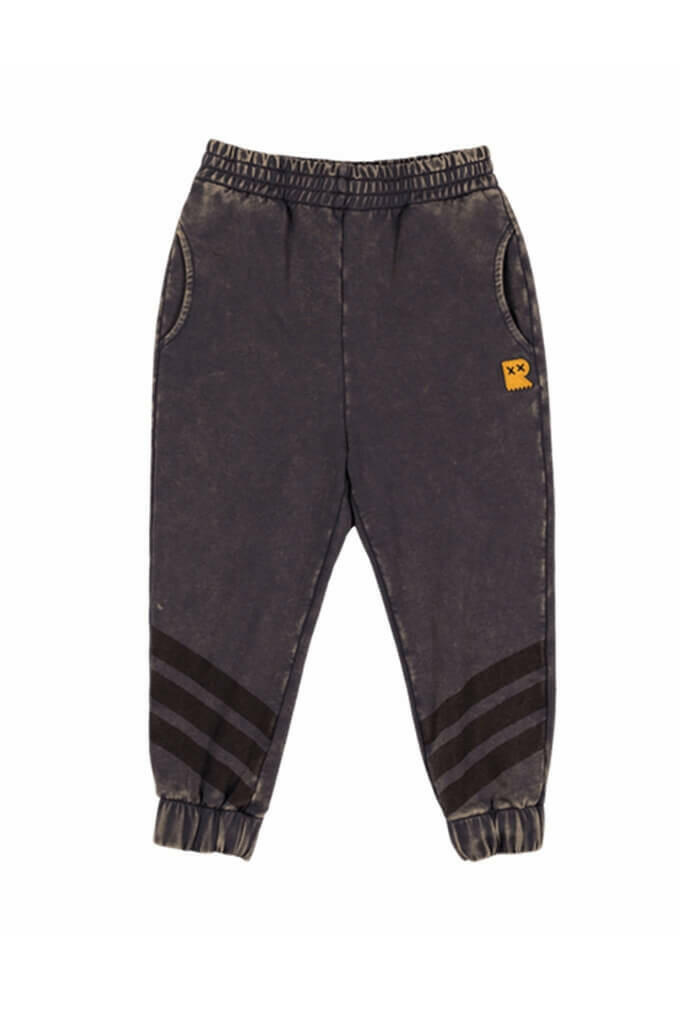 Rock Your Kid Black Chillax Trackpants - HYPHEN KIDS