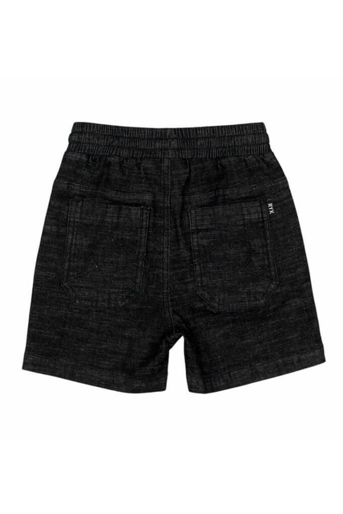 Rock Your Kid Black Denim Shorts - Shorts - 2 - 3Y