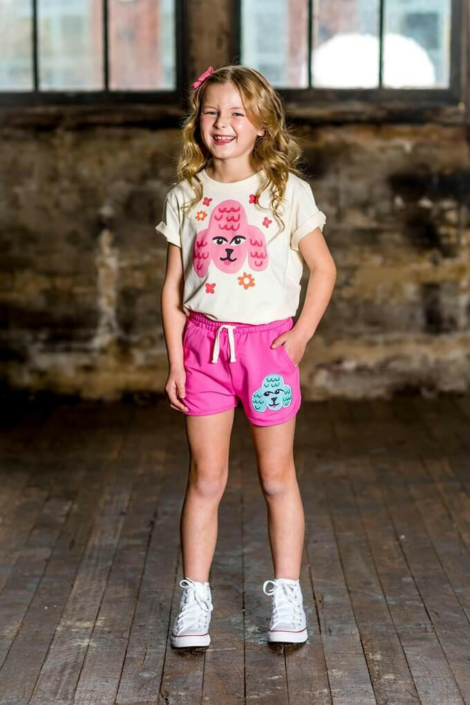 Rock Your Kid Poodles Jogger Shorts - HYPHEN KIDS
