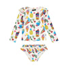 Rock Your Kid Tropicana Rashie Set With Lining - Dresses - 10 - 11Y