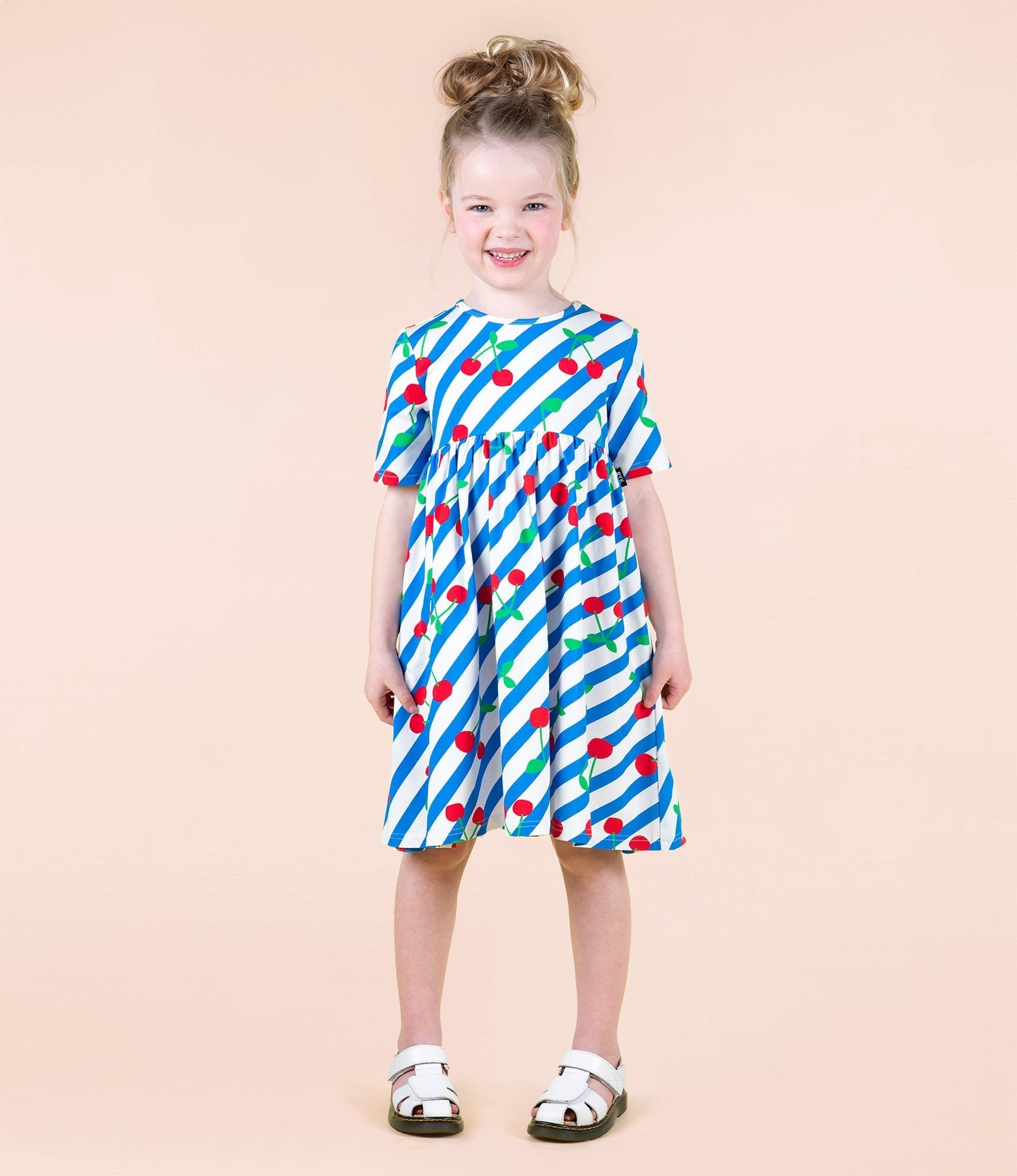 Rock Your Kid Cherry Stripes Dress - Dresses - New