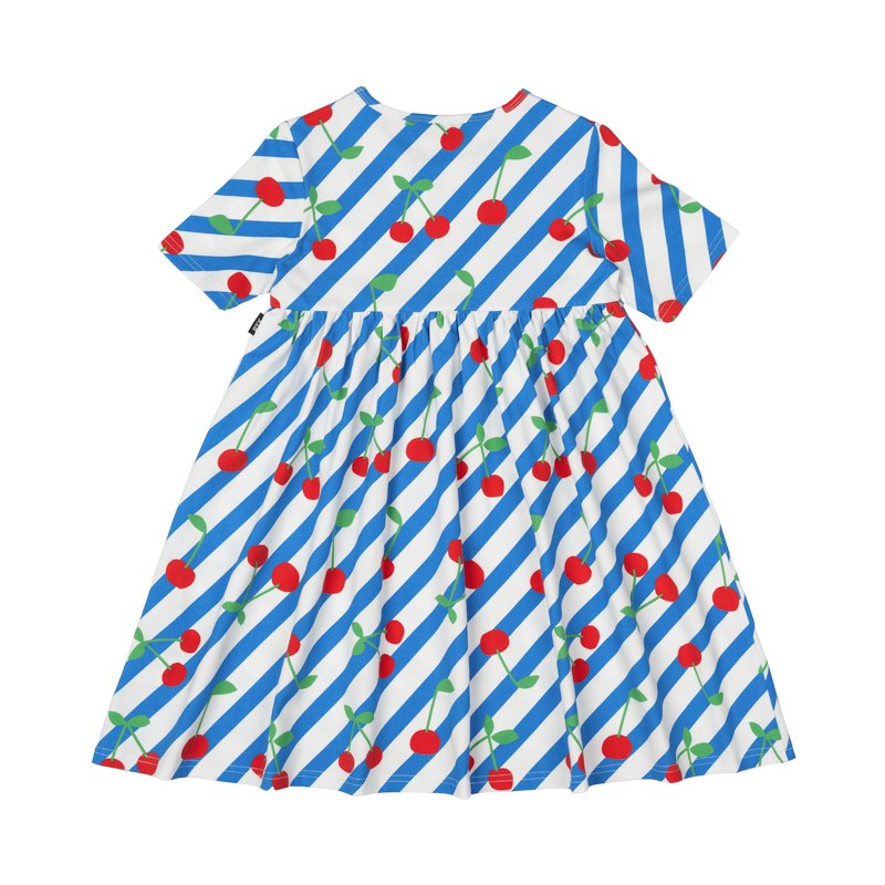 Rock Your Kid Cherry Stripes Dress - HYPHEN KIDS