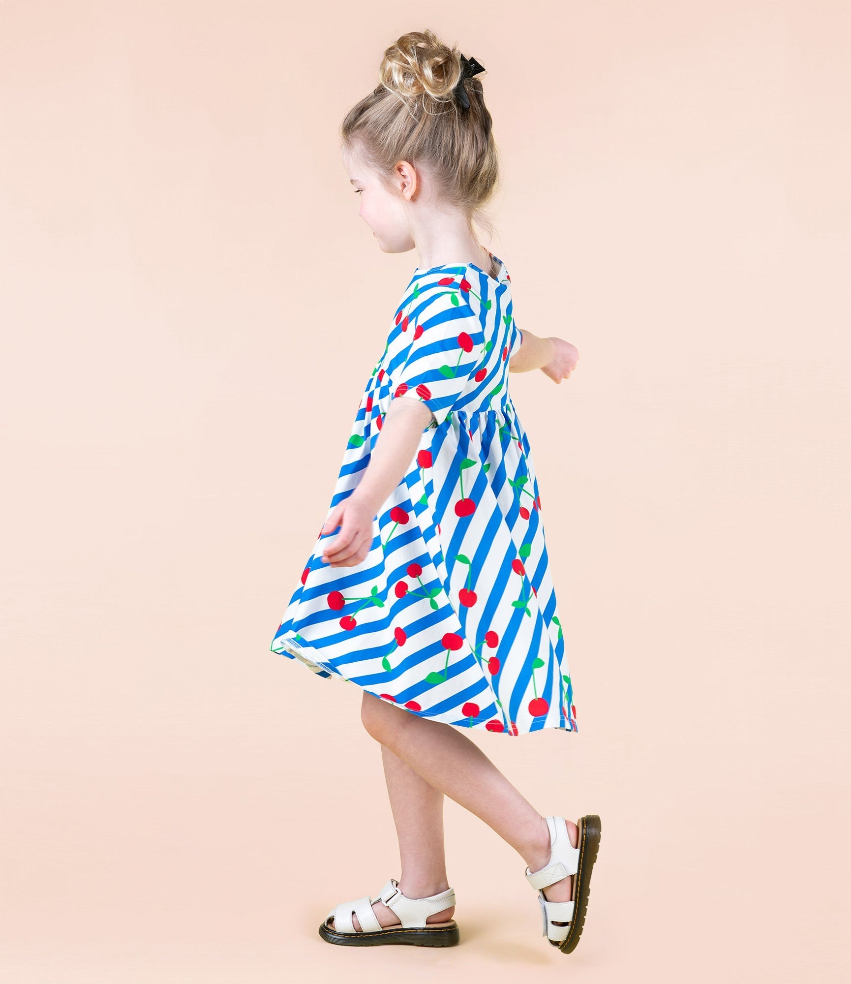 Rock Your Kid Cherry Stripes Dress - Dresses - New