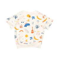 Rock Your Kid This is Summer Cut Off Sweatshirt - Shirts - New