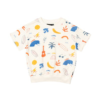 Rock Your Kid This is Summer Cut Off Sweatshirt - Shirts - New