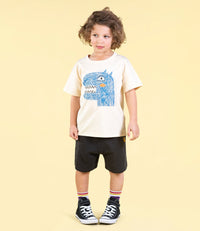 Rock Your Kid Dino Art T-Shirt - Shirts - New
